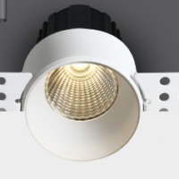 WHITE COB LED 12W WW 40deg 700mA 2-STEP TRIMLESS DARK LIGHT