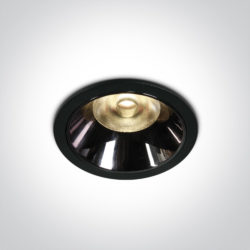 > BLACK LED 12W WW IP20 36deg 700mA DARK LIGHT****