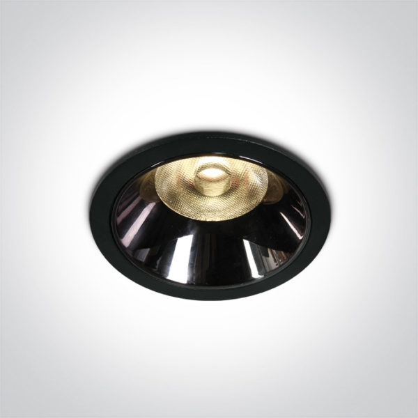 > BLACK LED 12W WW IP20 36deg 700mA DARK LIGHT****