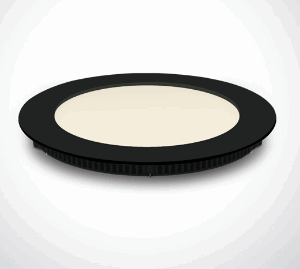 BLACK LED 12W CW IP40 230V