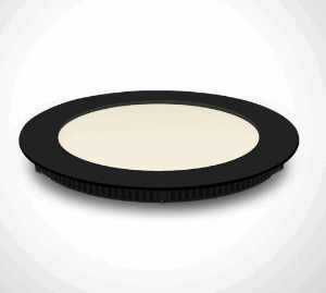 BLACK LED 12W WW IP40 230V