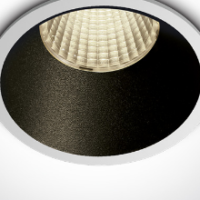 Spot encastré COB “Dark Light” fixe 12 W, 3000 K, blanc