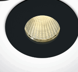 BLACK COB LED 12w WW 700mA 40deg IP65 DARK LIGHT