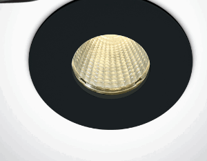 BLACK COB LED 12w WW 700mA 40deg IP65 DARK LIGHT