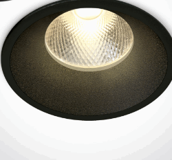 BLACK LED 12W 20deg WW IP20 230V DARK LIGHT