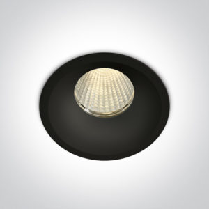 > BLACK COB LED 12w WW 700mA 38deg IP65 SEMITRIMLESS*