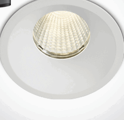 WHITE COB LED 12w CW 700mA 38deg IP65 SEMITRIMLESS