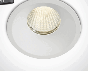 WHITE COB LED 12w CW 700mA 38deg IP65 SEMITRIMLESS
