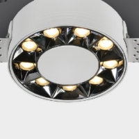 WHITE TRIMLESS LED 12W WW IP20 38deg 230V DARK LIGHT