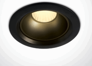 BLACK LED 12W WW IP20 45deg 230V DARK LIGHT