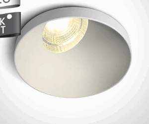 WHITE ASYMMETRIC LED 13W WW 40deg IP20 350mA
