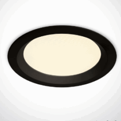 BLACK SMD LED UGR19 13W CCTV IP44 230V