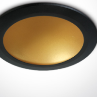 BLACK DARK LIGHT LED 16W WW IP20 230V