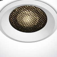 WHITE LED 18W WW IP20 36deg 500mA DARK LIGHT HONEYCOMB