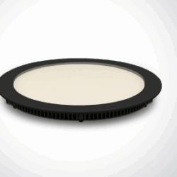 BLACK LED 18W CW IP40 230V