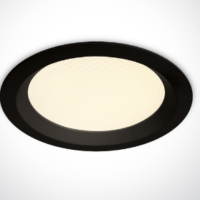 BLACK SMD LED UGR19 20W CCTV IP44 230V