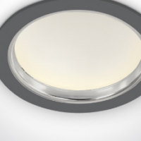 GREY SMD LED 24w CW IP44 85-240v