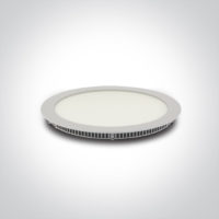 Panneau LED encastré rond 30 W blanc
