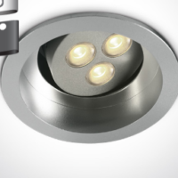 GREY LED 3w WW SEMI-TRIMLESS 350mA