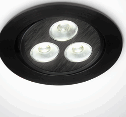 BLACK LED DL 3w 35d 350mA
