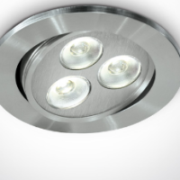 ALUMINIUM LED DL 3w 15d 350mA