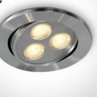 ALUMINIUM LED WW 3w 15d 350mA