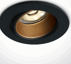 BLACK LED 3W@350mA 5W@500mA WW 35deg ADJUSTABLE DARK LIGHT