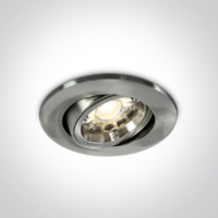 BRUSHED CHROME 10W GU10 FIREHOOD