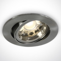 BRUSHED CHROME GU10 10w