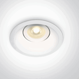 WHITE GU10 10w DARK LIGHT ADJUSTABLE