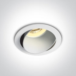 > White Body White Reflector Adjustable Dark Light Recessed MR16 spot*