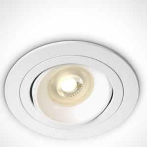 > WHITE GU10 10W ADJUSTABLE*
