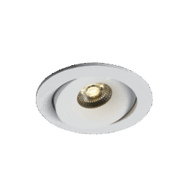 Spot encastré orientable LED 6,5 W, 3000 K, CRI 90, IP54