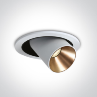 Spot encastré orientable LED 9 W blanc