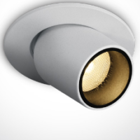 Spot encastré orientable LED 3 W 3000 K blanc