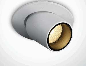 > WHITE COB LED 3W WW 36deg IP20 350mA DIMMABLE DARK LIGHT