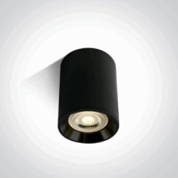 BLACK GU10 10W BLACK REFLECTOR DARK LIGHT