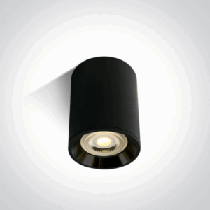 BLACK GU10 10W BLACK REFLECTOR DARK LIGHT