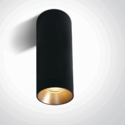 > BLACK GU10 10w DARK LIGHT*