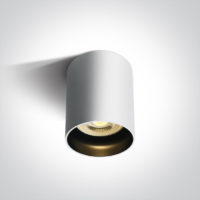 Downlight GU10 10 W blanc/noir