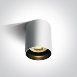 Downlight GU10 10 W blanc/noir