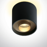 BLACK BACKLIT LED 8W WW IP20 230V DARK LIGHT