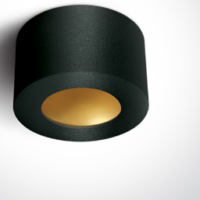 BLACK CYLINDER LED 8W WW 230V DARK LIGHT