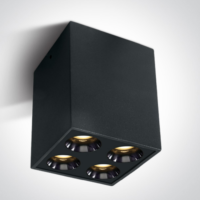 BLACK LED 10W WW IP20 38deg 230V DARK LIGHT