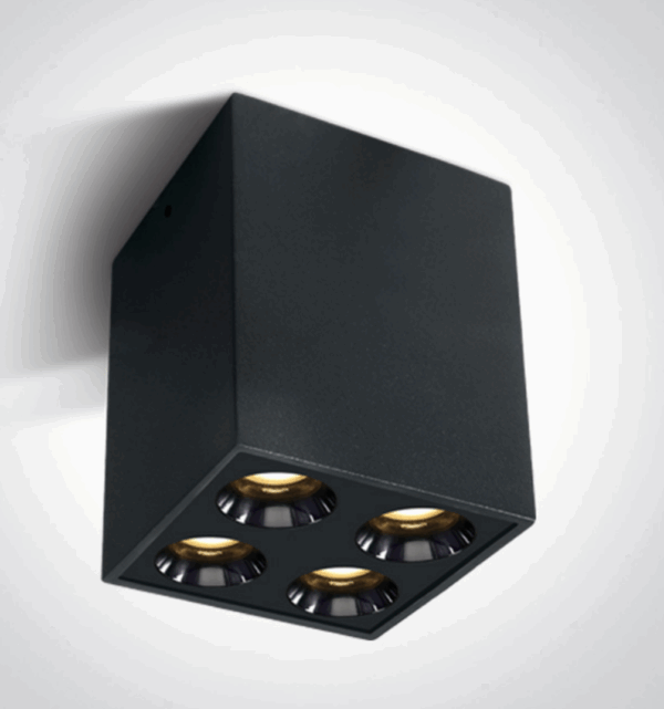BLACK LED 10W WW IP20 38deg 230V DARK LIGHT
