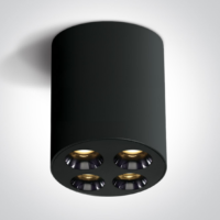 BLACK LED 10W WW IP20 38deg 230V DARK LIGHT