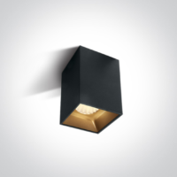 BLACK LED 12W IP20 45deg 230V DARK LIGHT