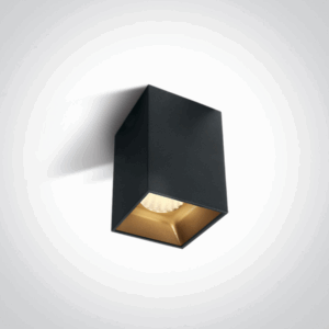 BLACK LED 12W IP20 45deg 230V DARK LIGHT