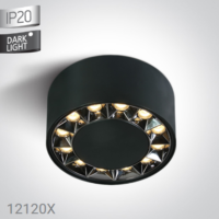 BLACK LED 20W WW IP20 38deg 230V DARK LIGHT