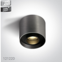 METAL GREY LED 22W WW IP20 230V DARK LIGHT